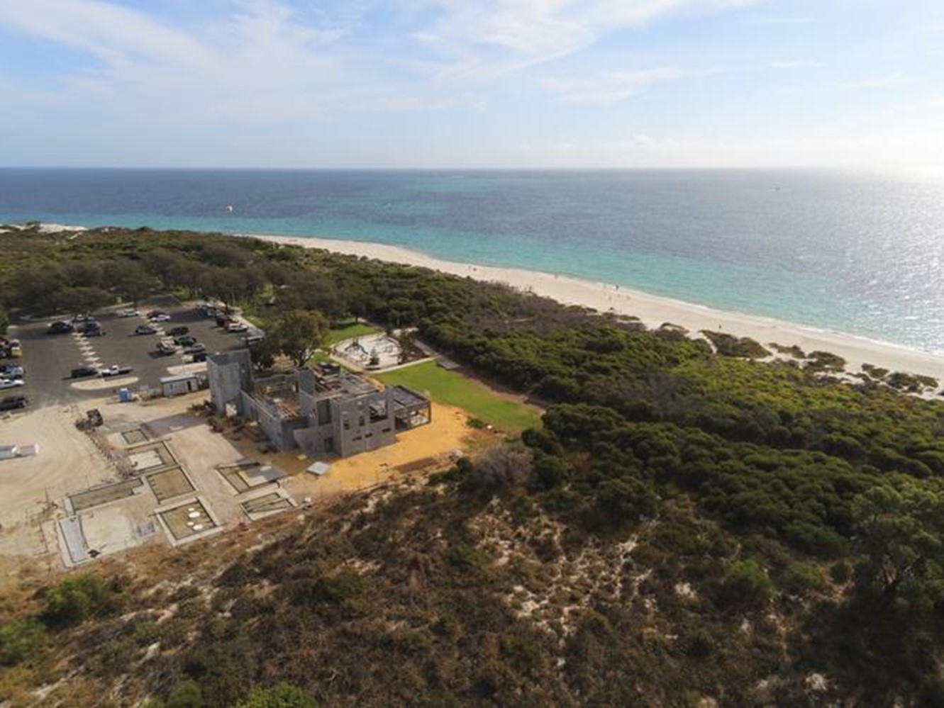 Aerial view of Hillarys Beach Club, a HTS consulting project