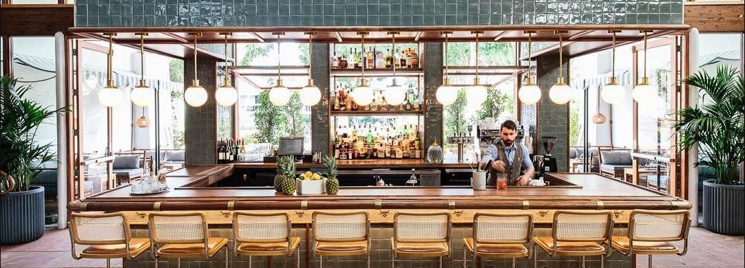 Bar interior designed by HTS — hospitality design and liquor licensing delivered together